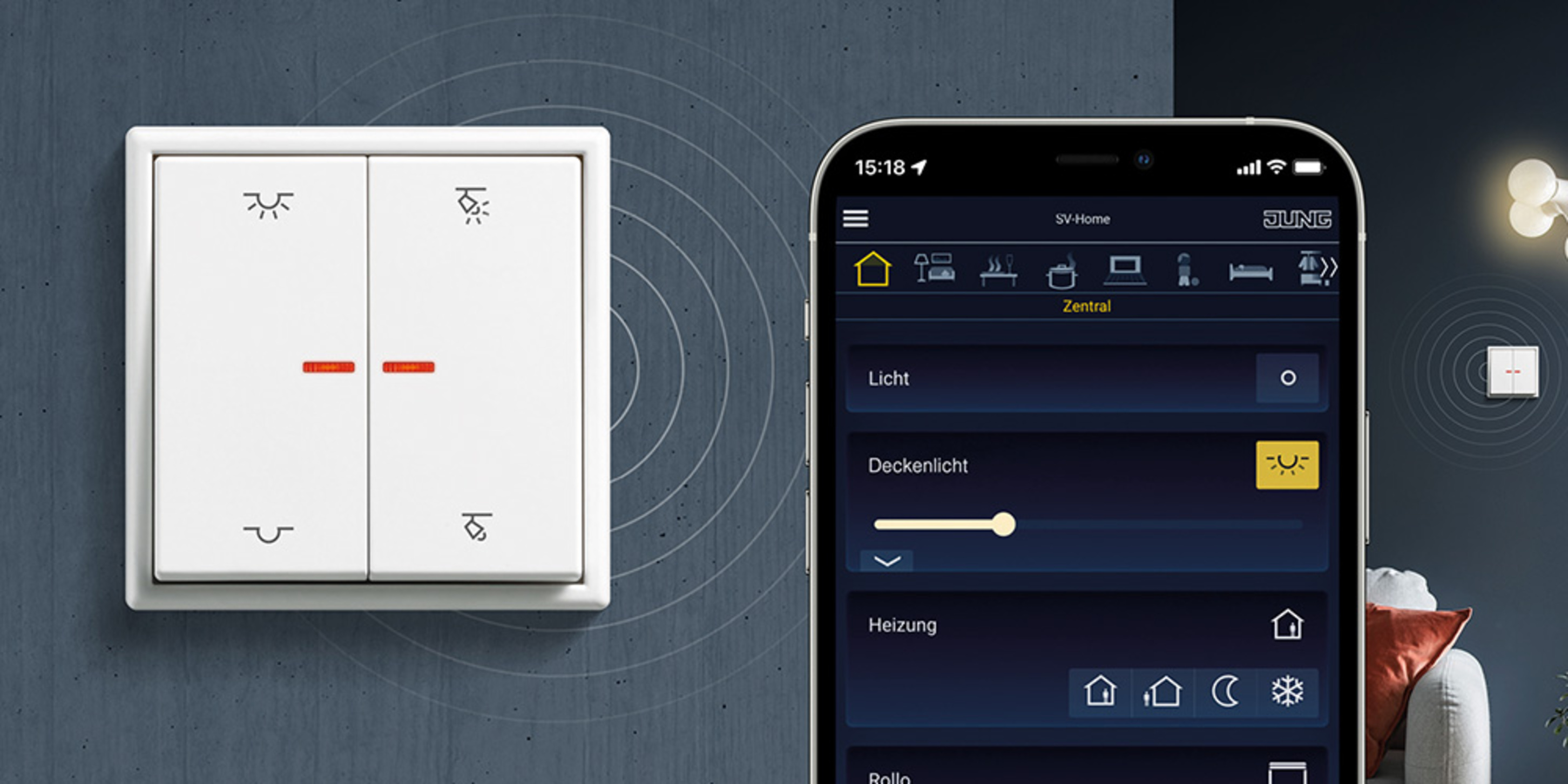 KNX RF Taster bei ABK GmbH in Rodgau